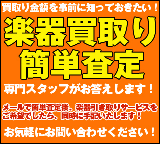 忙しい方におすすめ。空いている時間に楽器を着払いで送る！